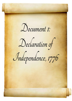 document 1: declaration of independence