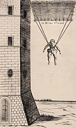 veranzios 1595 parachute design called flying man