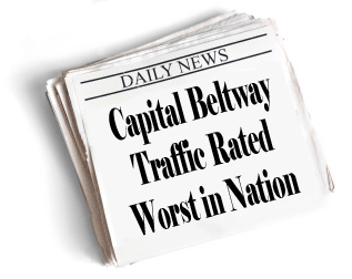 Capital Beltway Traffic Rated Worst in Nation