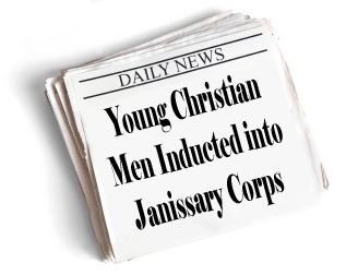 Young Christian men inducted into Janissary Corps