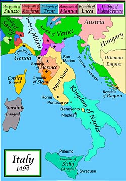Italian City-States in 1494