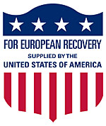 Marshall Plan Logo used on Aid Delivered to European Countries Starting in 1948