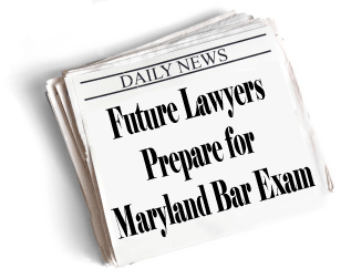 Future Lawyers Prepare for Maryland Bar Exam
