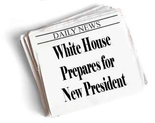 White house prepares for new president