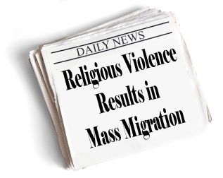 Religious Violence Results in Mass Migration