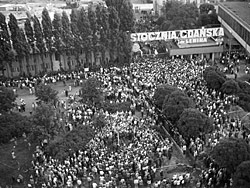 Labor Strike in the Lenin Shipyard in Gdansk, Poland, 1980