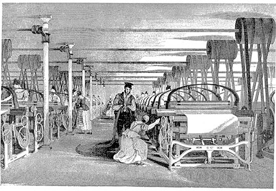 Textile Factory in Great Britain