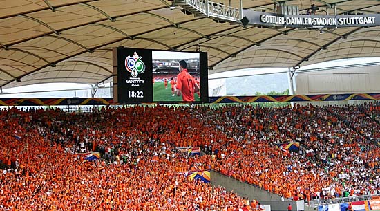 Netherlands fans at the 2006 FIFA World Cup