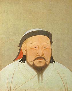 Portrait of Yuan Emperor Kublai Khan